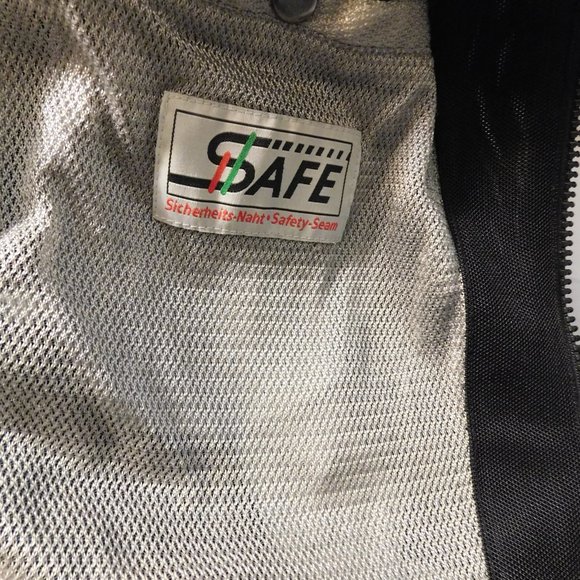 FIRST GEAR Hyper Tex Black Padded Motorcycle Jacket Size Large - Picture 4 of 13